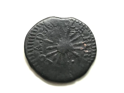 Mexico Sonora 1831/36  1/4 Real Copper  Nice Rare #h - Image 1 of 2