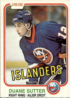 1981-82 O-Pee-Chee SET BREAK #211 Duane Sutter RC Rookie NMMT - Image 1 of 2