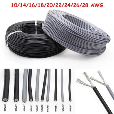 MARKENLOS 10/14/16/18-28 AWG UL1185 einadriges abgeschirmtes Audiokabel geschirmtes Kabel