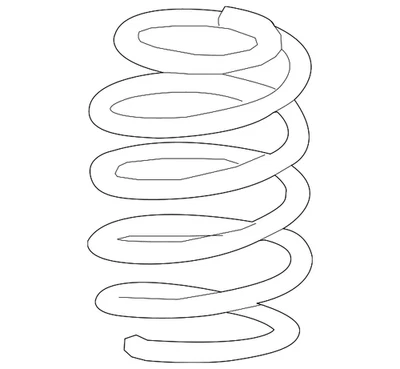 Mola helicoidal genuína Honda 51406-THR-A51 - Imagem 1 de 2