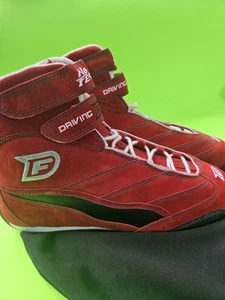 NO Fear Driving Force Vortex Auto Racing Driving Shoes Mens Size 9 US, Red Suede - Picture 1 of 5