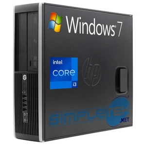 HP 8200 SFF i3 8GB 240GB WINDOWS 7 PRO COMPUTER FISSO DESKTOP RS232 COM DVD-RW - Imagen 1 de 5