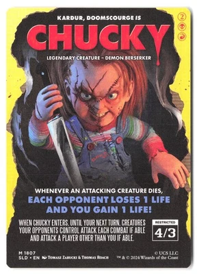 Chucky - Kardur, Doomscourge #1807 SLD MTG NM - Image 1 of 2
