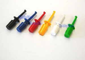 Hook Clip Grabber Test Probe Single ( Red, Blue,Orange,Black,White,Green) x 24 - Picture 1 of 2