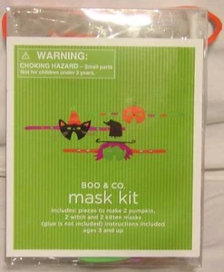Halloween Costume MASK Kit: 2 Witch 2 Kitten 2 Pumpkin - Picture 1 of 2