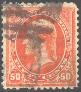 Scott 260, la emisión de billetes pequeños de 50¢ de 1894 - Usado - Imagen 1 de 1