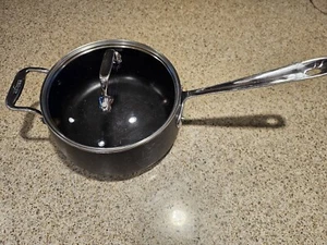 All-Clad Metalcrafters 3.5 Qt 3.3 L Sauce Pot Pan W/ Glass Lid Non-Stick Surface - Picture 1 of 8