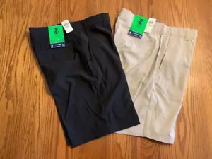 IZOD Golf Mens Swingflex Flat Front Straight SHORTS (2 Colors) 30 or 32 NWT - Picture 1 of 7