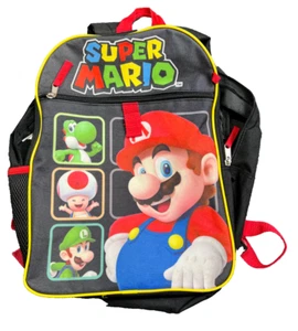 Mochila Grande Nintendo Super Mario Bros Niños 16" Escuela Luigi Toad Yoshi Bowser - Imagen 1 de 11
