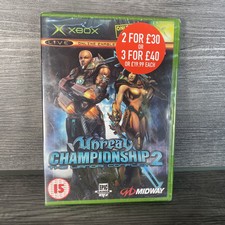 Unreal Championship 2 The Liandri Conflict Original Xbox PAL Game NEW Sealed