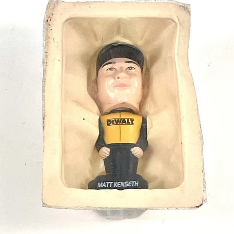 DeWalt  Matt Kenseth Bobble Head Figurine 3 1/4" tall  2003 Sealed Cover