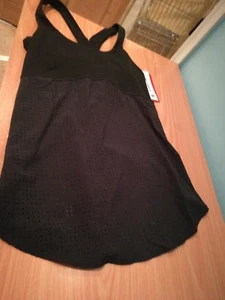 BNWT STUNNING BLACK NEW BALANCE HYBRID BRA TOP SIZE S RRP £30 - Picture 1 of 6