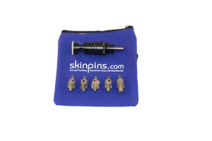 AIRCRAFT TOOLS NYLON TIP COUNTERSINK CAGE / MICROSTOP  5PC FRACTION CUTTER KIT  - Picture 1 of 1