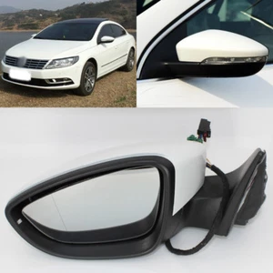 13Pins Power Adjusted Power Heated Driver Side View Mirror For VW CC 2010-2016 - Picture 1 of 3
