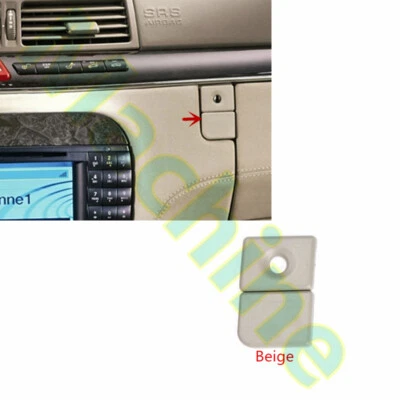 Cubierta interruptor guantera copiloto beige para Mercedes-Benz clase S W220 1998-2005 Foto 1 de 4