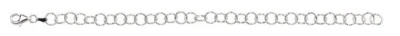 Dc Catena Bracciale Argento Sterling 925 Marchiato Britannico Fatto Nuovo Boxed - Immagine 1 di 3