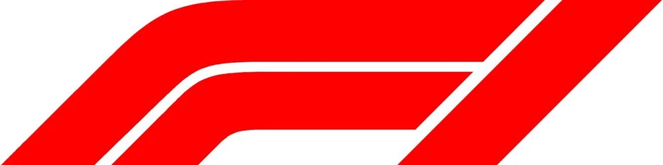 Calcomanía adhesiva laminada resistente a la intemperie con logotipo de Fórmula Uno F1 para coche de carreras Foto 1 de 1