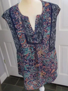 Top Daniel Rainn multicolor sin mangas talla S - Imagen 1 de 3