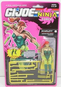 GI Joe Ninja Force SCARLET Action Figure SEALED Vintage 1992 Hasbro ARAH New - Picture 1 of 2