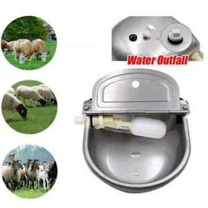 Automatic Stainless Water Bowl Fountain Set 2.5L - Cow Dog Horses Farm Animals - Picture 1 of 11