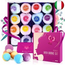 Peradix Bombe da Bagno Set Regalo Vegane Palle Effervescenti Profumate (16PCS)