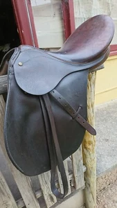 Bates Brown All Purpose Saddle 16inch - Picture 1 of 11