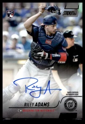 2022 Topps Stadium Club Rookie Auto #SCBA-RAD Riley Adams - Image 1 of 2