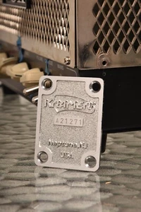 Placa de cuello Kramer vintage en blanco de fábrica sin número de serie JK1000 - Imagen 1 de 1