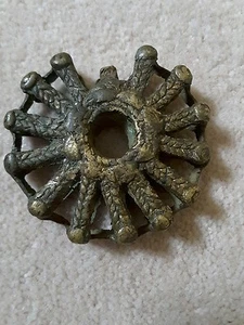 A SPECTACULAR DOGON SUN PENDANT - Picture 1 of 7