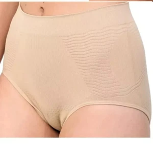 3 Ladies Seamless  Sliming Brief Knickers Highwaist Tummy Control Soft Shapewear - Picture 1 of 8