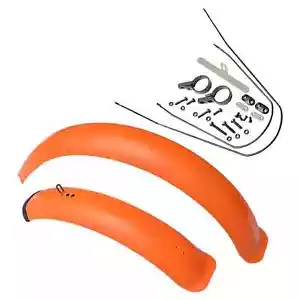 Bike Fenders Fat Tire Mud Guards Fender Set 26/20" X4.0 Mudguards for Folding - Picture 1 of 26