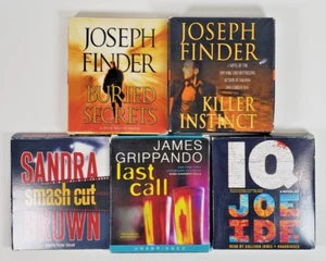 Audiobook CD Lot (5) Joseph Finder Sandra Brown Novels  Suspense Thriller - Imagen 1 de 13