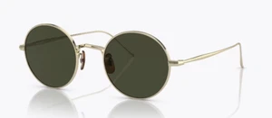 Oliver Peoples OV1293ST 5035P1 48 PG. Ponti-3 Polarized G-15 Round Titanium - Bild 1 von 4