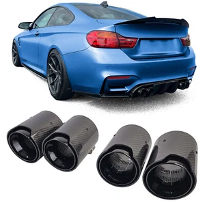 4x Carbon Auspufflblenden Endrohre passend für BMW M2 F87 M3 F80 M4 F82 F83 - Bild 1 von 9