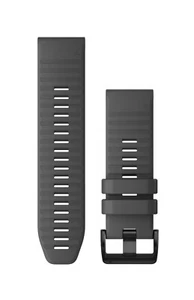 Correa de repuesto de reloj silicona gris pizarra Garmin 010-12864-20 QuickFit 26 mm - Imagen 1 de 2