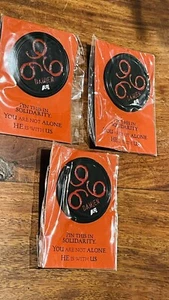 3x VERY RARE SDCC A&E PROMO Exclusive TELEVISION SERIES PIN BACK DAMIEN 666 Omen - Picture 1 of 4