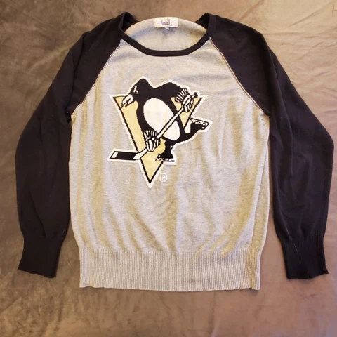 Women's Size L Large Pittsburgh Penguins sweater Touch by Alyssa Milano hockey Cover