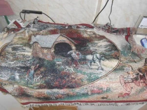 Thomas Kincaide Painter of Light: "Country Memories" Print Tapestry / Blanket - Picture 1 of 9