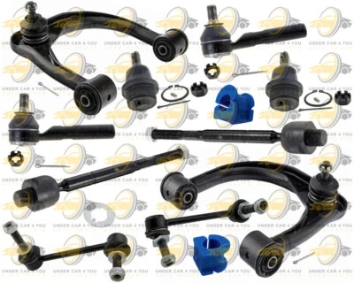 Kit de extremo delantero para 03-09 Toyota 4Runner brazos superiores extremos de barra estabilizadora bujes Foto 1 de 4