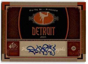 2012 SP Signature Fu-TE NI Auto #DET6