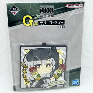 GODDESS OF VICTORY NIKKE Snow White Ichiban Kuji Rubber Coaster BANDAI New - Picture 1 of 4