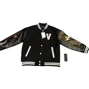 Disney x Forever 21 Villains Letterman Jacket Size 9/10 Girls - Picture 1 of 6