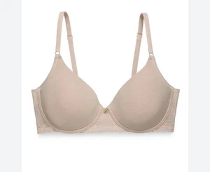 Natori bra 721154 bliss perfection contour underwire Beige size 32DD NWOT - Picture 1 of 5