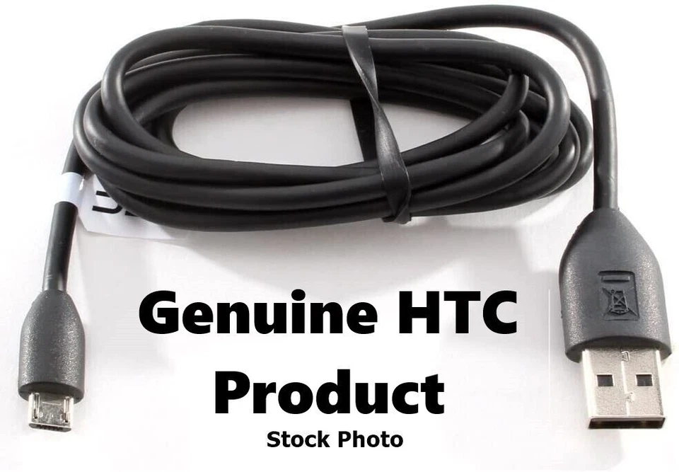 HTC MICRO USB CABLE BLACK 73H00418-XXM 73H00418-30M - Image 1 of 3