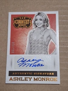 2014 ASHLEY MONROE PANINI COUNTRY MUSIC AUTOGRAPHED AUTO CARD /423 #S-AM - Picture 1 of 3