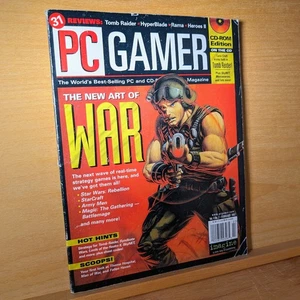 PC Gamer Magazine February 1997 Real Time Strategy Games NO LABEL - Picture 1 of 7