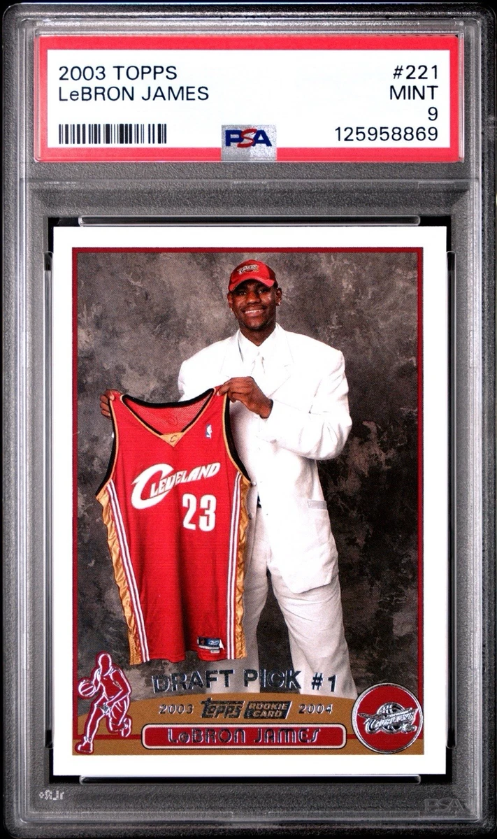 Topps LeBron James 9 Graded Basketball Sports Trading Cards