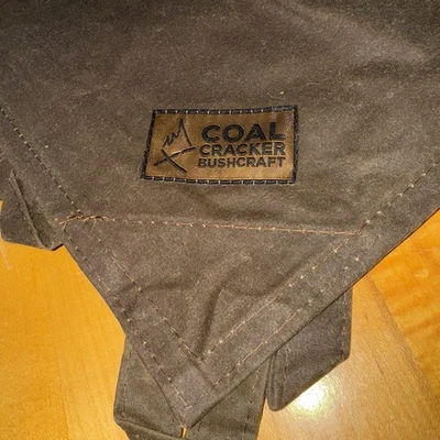 Bola de carvão Bushcraft oleado lona nova 8" x 8" MSRP $240 - Imagem 1 de 4