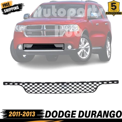 Nuevo parachoques central delantero rejilla inferior negro texturizado para Dodge Durango 2011-2013 Foto 1 de 4