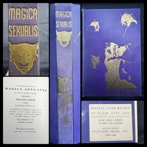1934 Falstaff Press - Magica Sexualis - Mystic Witchcraft Love Sex Magic Occult - Picture 1 of 24
